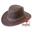 Scippis Kangaroo Sundowner leather hat