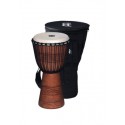 Meinl African Style Rope Tuned Wood Djembe Mahogany Wood.