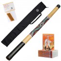 Starterspakket  Bamboe Didgeridoo (natural) + Bag + DvD + Wax