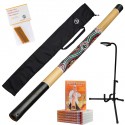 Starter Pack Bamboo Didgeridoo (natural) + Bag + DvD + Wax