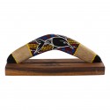 Australian Treasures boemerang 30cm met dolfijn motief inclusief display stand Australian Treasures boemerang 30cm met dolfijn motief inclusief display stand