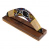 Australian Treasures boemerang 30cm met dolfijn motief inclusief display stand Australian Treasures boemerang 30cm met dolfijn motief inclusief display stand