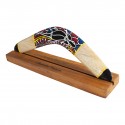 Australian Treasures boemerang 40cm lizard incl. display stand Australian Treasures boemerang 40cm lizard incl. display stand