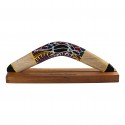 Australian Treasures boemerang 40cm lizard incl. display stand Australian Treasures boemerang 40cm lizard incl. display stand