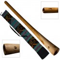 Houten didgeridoo inclusief tas