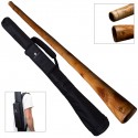 DIDGERIDOO: Mahogany PRO 147cm avec sac didgeridoo en nylon