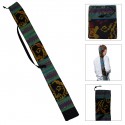 DIDGERIDOO BAG 125 cm - Didgeridoo bag made of Ikat fabric. Bell Ø 8 cm. Including carrying strap