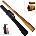 DIDGERIDOO: mogano PRO 147 cm con borsa didgeridoo in nylon