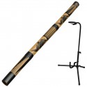 Bamboe didgeridoo DDG1 - BR + Didgeridoostandaard Bamboe didgeridoo DDG1 - BR + Didgeridoostandaard