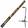 Bamboe didgeridoo DDG1 - BR + Didgeridoostandaard Bamboe didgeridoo DDG1 - BR + Didgeridoostandaard