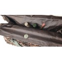 Handtasche für Damen. Handgemachte Handtasche aus Bambus und Holz. Elegant, leicht und kompakt. 35 x 21 x 12cm