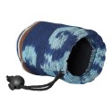Didgeridoo mouthpiece cover - adjustable - for mouthpiece protection - lined cotton Didgeridoo mouthpiece cover - adjustable - for mouthpiece protection - lined cotton