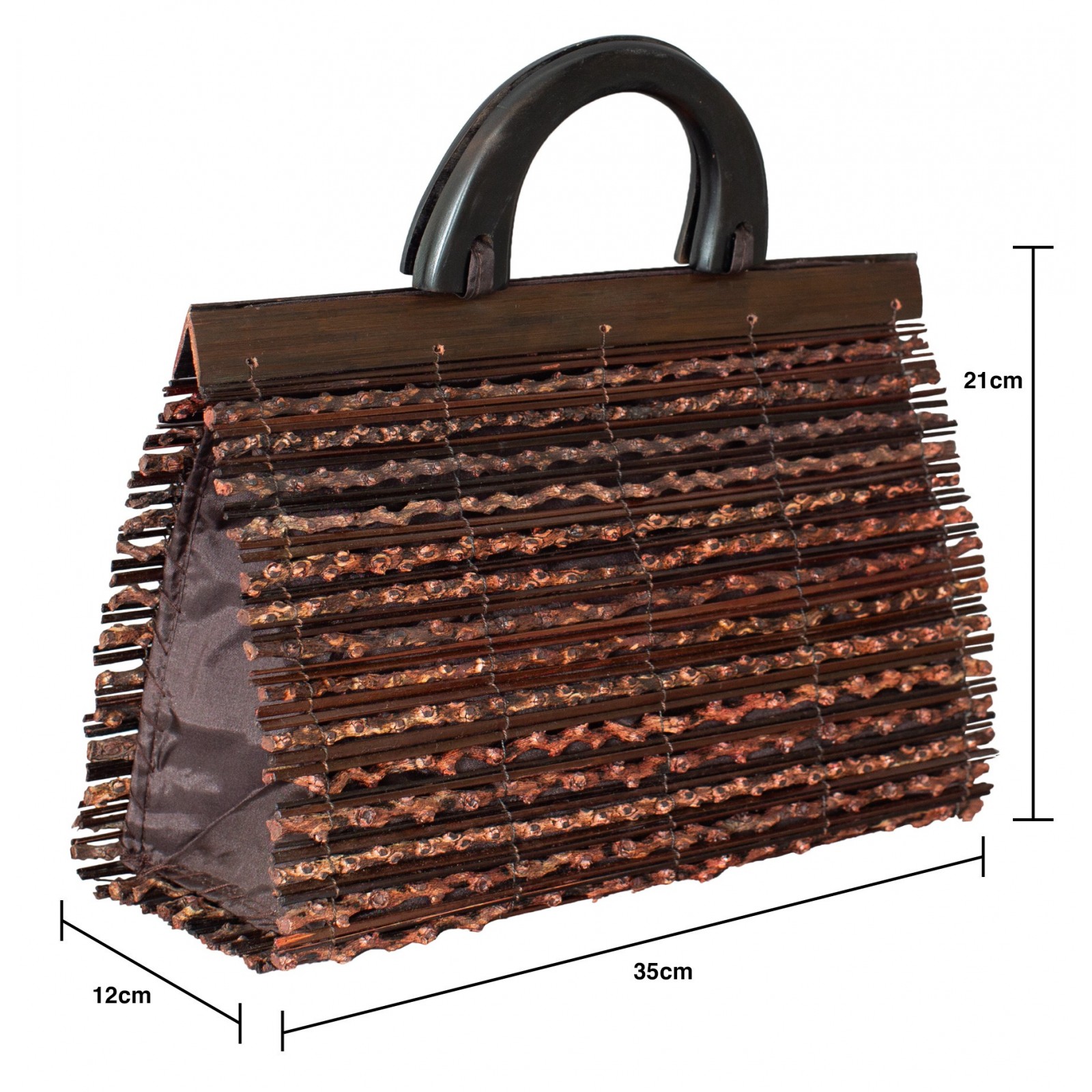 6xdiy Real Bambú Bolso Bolso Bolso Manija Bolso De 6xdiy Real Bambú Bolso Bolso Bolso Manija Bolso De