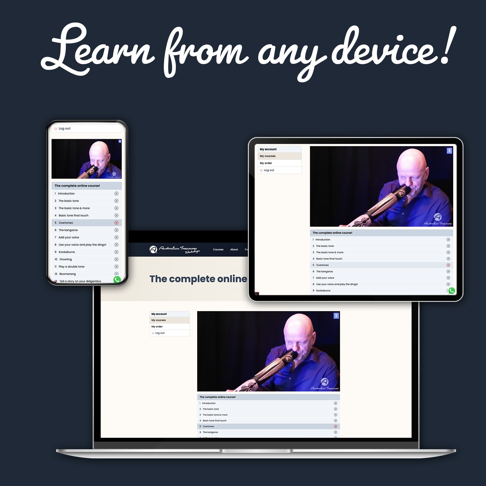 Didgeridoo Spielen und Zirkularatmung Lernen Komplett Online Der